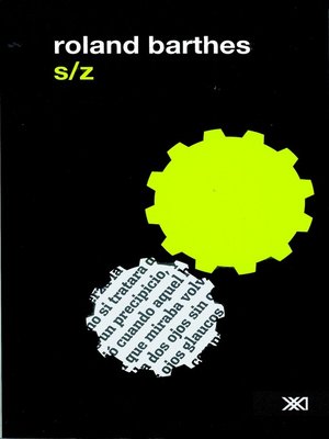 cover image of S/Z